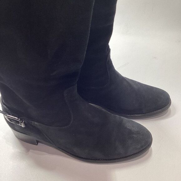 Aquatalia Sue Knee High Boots Black‎ Leather Women’s Size 7 - Picture 12 of 12